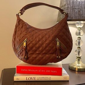 Marc Jacobs Quilted Leather Banana Hobo Bag
